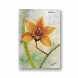 Libreta a líneas Orquideas